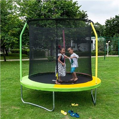 Trampolîn Gardd 8FT Gyda Rhwyd Ddiogelwch