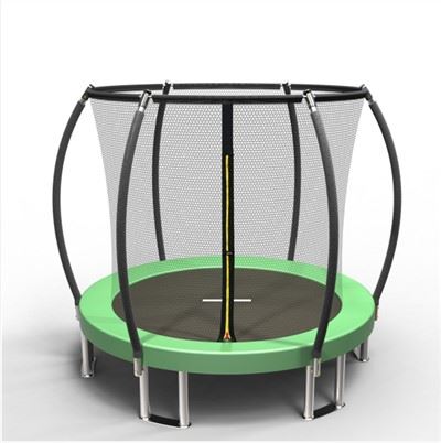 mewn Diogelwch Trampolîn ar y Ddaear